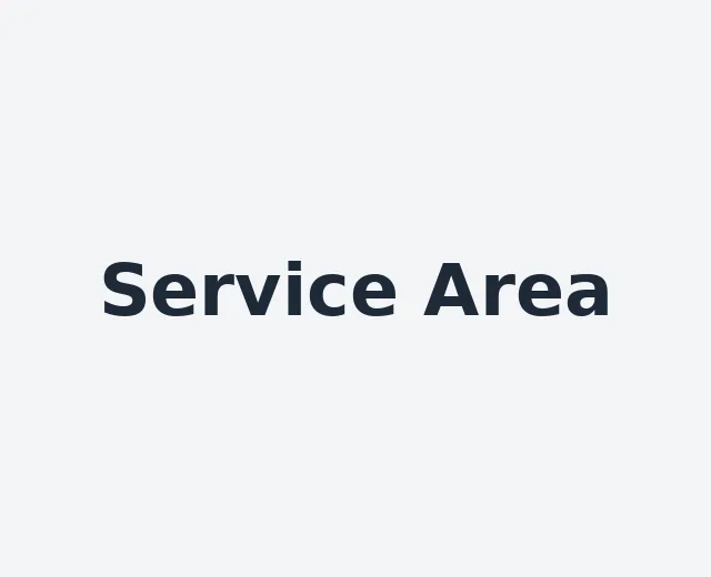 Map of the grace-services service area around , 